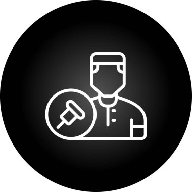 user icon, vector illustration simple design