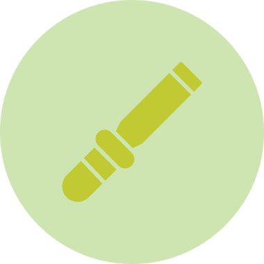 Keski simgesi, vektör illüstrasyonu basit tasarım