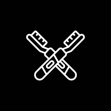 Elektrikli diş fırçası web simgesi, vektör illüstrasyonu