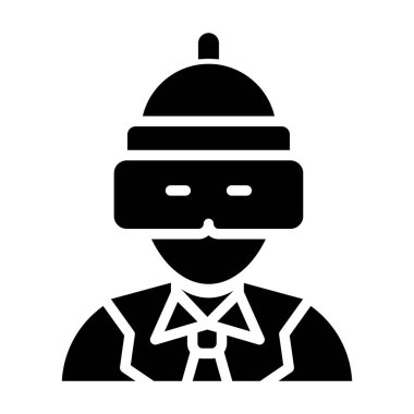 Hırsızlık simgesinin vektör illüstrasyonu