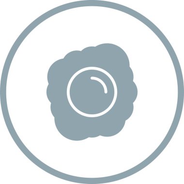 Yumurta simgesi tasarımının vektör çizimi