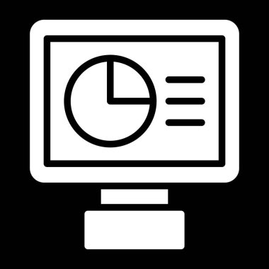 Web simgesi, vektör illüstrasyonu izleniyor