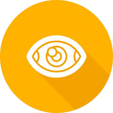 vizyon web simgesi basit illüstrasyon