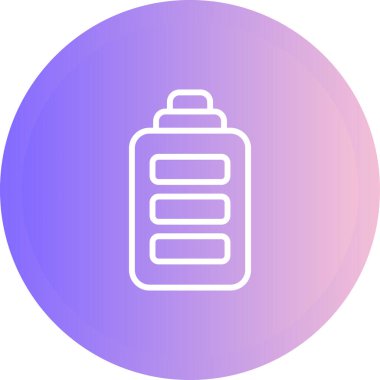 pil ağ simgesi, basit vektör illüstrasyonu