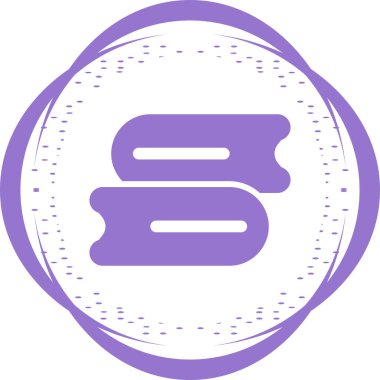 kitaplar düz simge, vektör illüstrasyonu