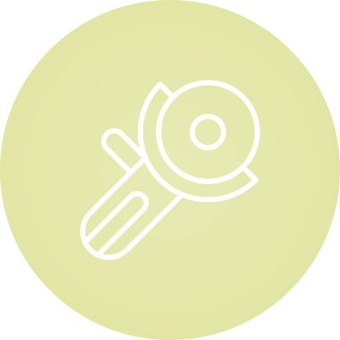 Kahve değirmeni kutsal kişilerin resmi, vektör çizim