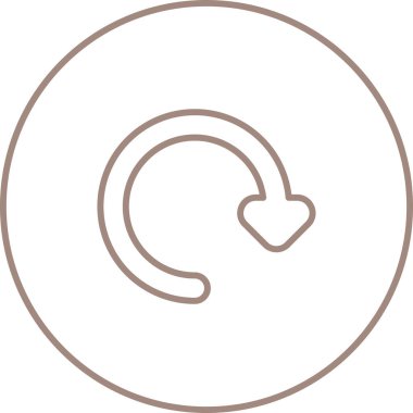 Sembolü çevir. Web simgesi basit tasarım