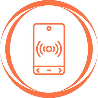 Sıcak nokta simgesi, basit vektör illüstrasyonu