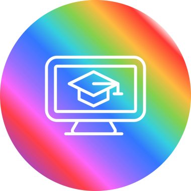Bilgisayar web simge vektör çizim