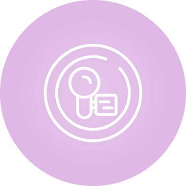 Video Kamera Çemberi Simgesi, vektör illüstrasyonu  