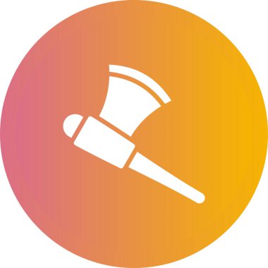 Balta. Web simgesi basit illüstrasyon