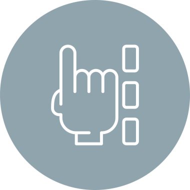 Seçim web simgesi vektör illüstrasyonuName