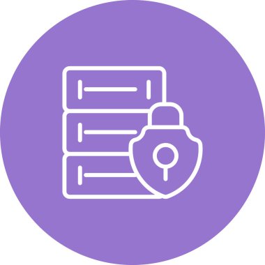 Sunucu web simgesi, vektör çizim