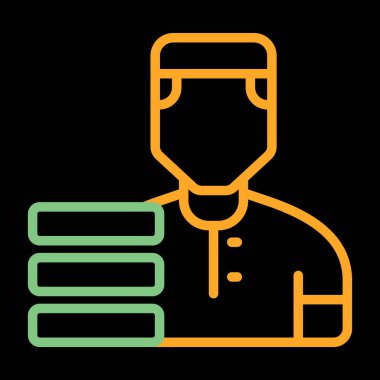 user icon, vector illustration simple design