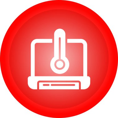 dizüstü bilgisayar simgesi, vektör illüstrasyonu 