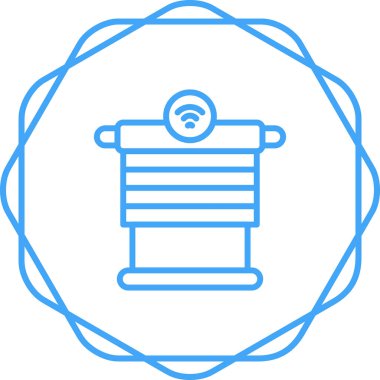 Smart Bllinds 'in basit doğrusal çizimi