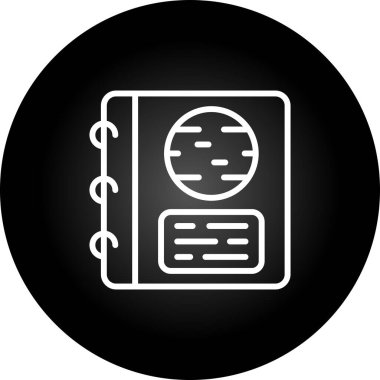 kitap düz simgesi, vektör illüstrasyonu