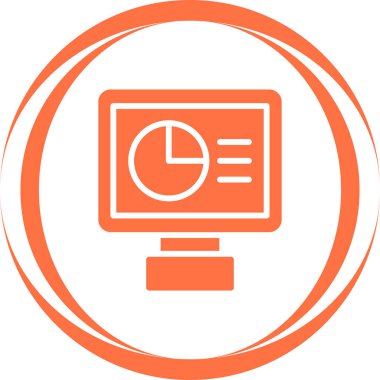 Web simgesi, vektör illüstrasyonu izleniyor