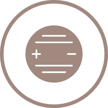 pil ağ simgesi, basit vektör illüstrasyonu