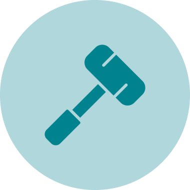 Balyoz. Web simgesi basit illüstrasyon 