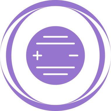 pil ağ simgesi, basit vektör illüstrasyonu