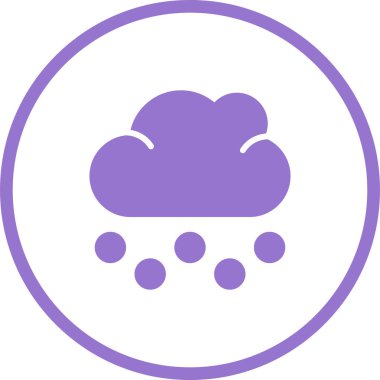 bulut simgesi, vektör illüstrasyonu