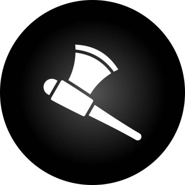 Balta. Web simgesi basit illüstrasyon