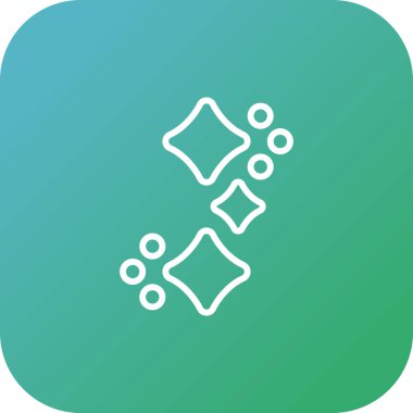 Sparkles modern simgesinin vektör illüstrasyonu