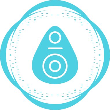 Bluetooth İzleyiciler web simgesi, vektör illüstrasyonu