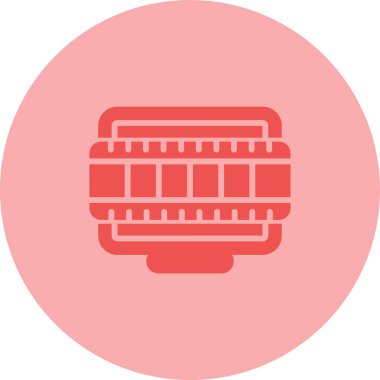 Masaüstü Bilgisayar Web simgesi vektör çizimi