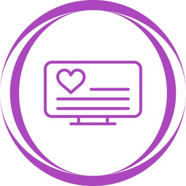 Bir rapor simgesinin vektör illüstrasyonu