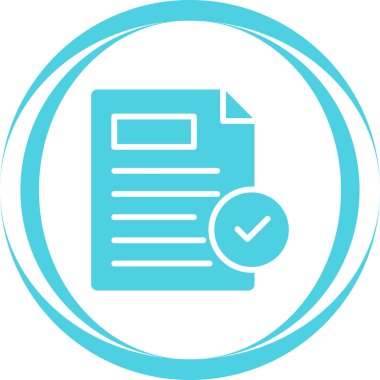  Kabullenme web simgesi vektör illüstrasyonu