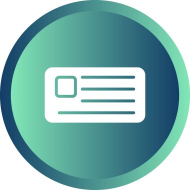 Bir harf simgesinin vektör illüstrasyonu 