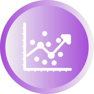  Regresyon Analizi web simgesi vektörü 