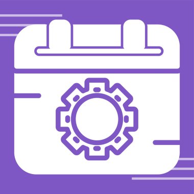 Takvim. Web simgesi basit illüstrasyon 