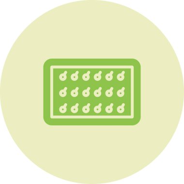 Pin web simgesi ile sancak tarafı, basit vektör illüstrasyonu