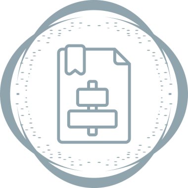 Merkezi Hizala Web simgesi vektör illüstrasyonu