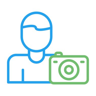 Fotoğraf simgesi, vektör illüstrasyonu basit tasarım