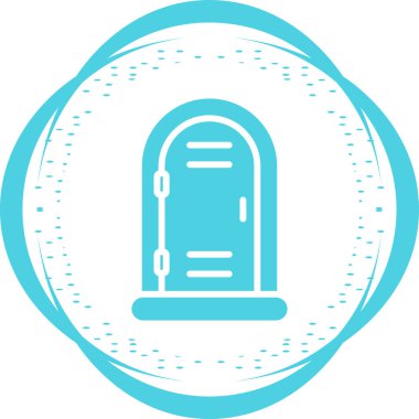 Acil tuvalet. Web simgesi basit illüstrasyon