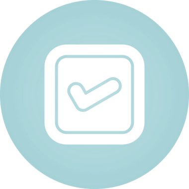 işaret simgesini işaretle, vektör illüstrasyonu 