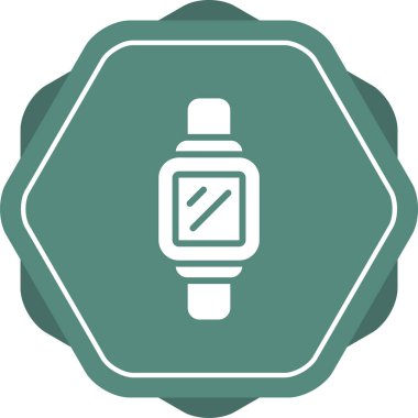 Modern Smartwatch simgesinin vektör çizimi    