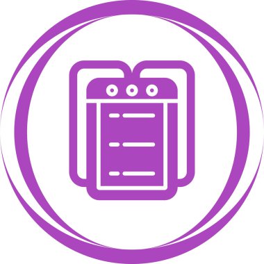 Alan Adı Aktarım web simgesi vektör illüstrasyonu