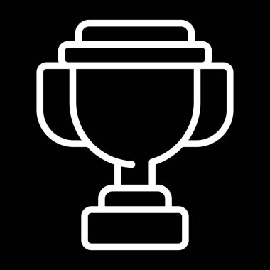 Kupa simge vektör çizim 