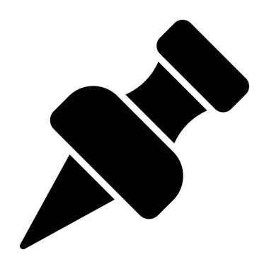 Küçük harf simgesi, sosyal medya, Instagram pin sembolü, vektör illüstrasyonu 