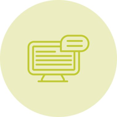 Bilgisayar web simge vektör çizim