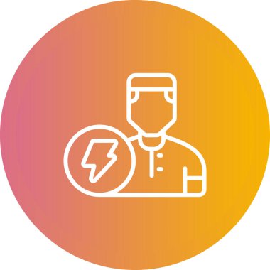 user icon, vector illustration simple design