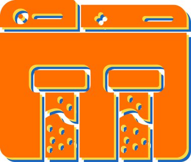 Beyaz arkaplanda ağ simgesi test ediliyor  