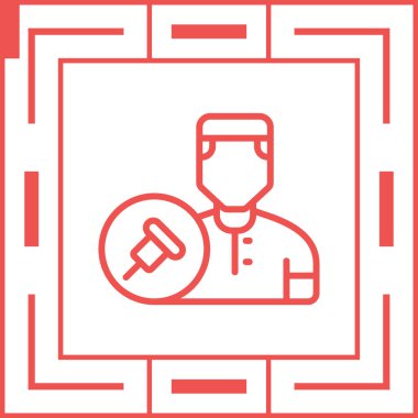 user icon, vector illustration simple design