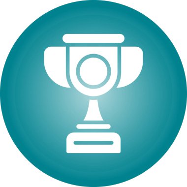 kupa ikonu vektör illüstrasyonu 