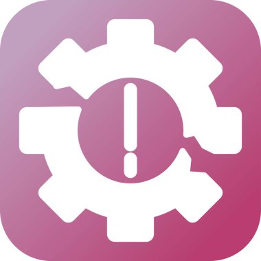 Operasyonel Çökme ikonu vektör çizimi